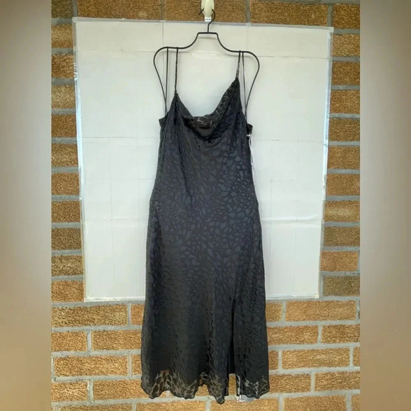 Good American Cowl Asymmetrical Dress 3/ large - Picture 3 of 14